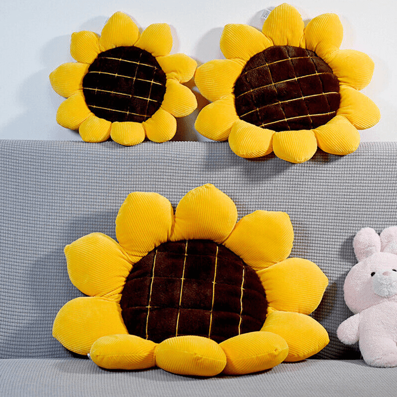 Lovely Soft Sunflower Plush Toy Office Nap Plush Flower Pillow