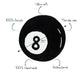 8 Ball Billiard Lucky Rug - Kyootii