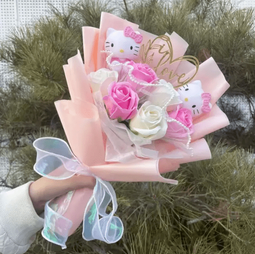 Love Sign Sanrio Plush Flower Bouquet - Kyootii