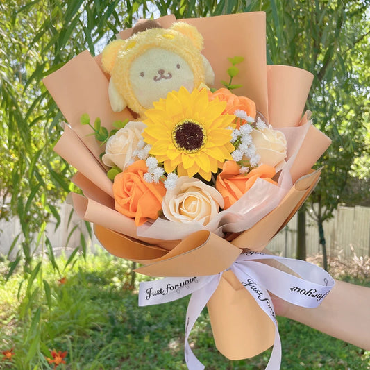 Sanrio Sunflower Plush Flower Bouquet - Kyootii