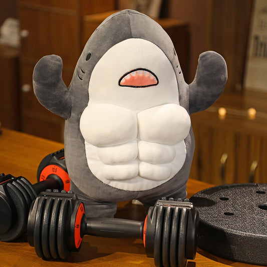 Muscle Shark Stuffed Plush - Kyootii