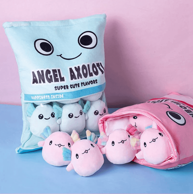 Axolotl Candy Bags Plushies - Kyootii