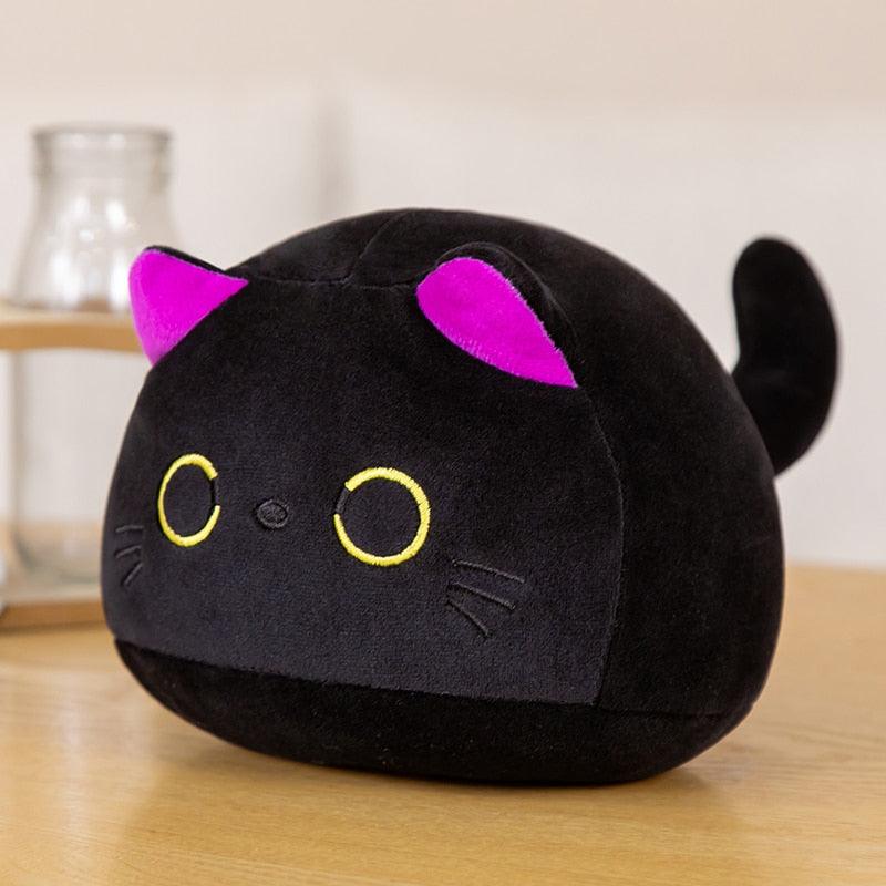 Black Chubby Cat Stuffed Toy Plush - Kyootii