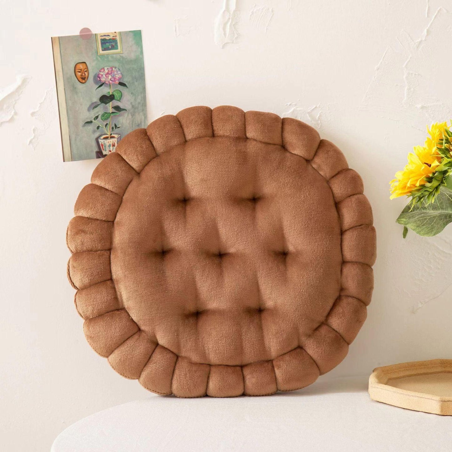 Cookie Biscuit Cushion Plush - Kyootii