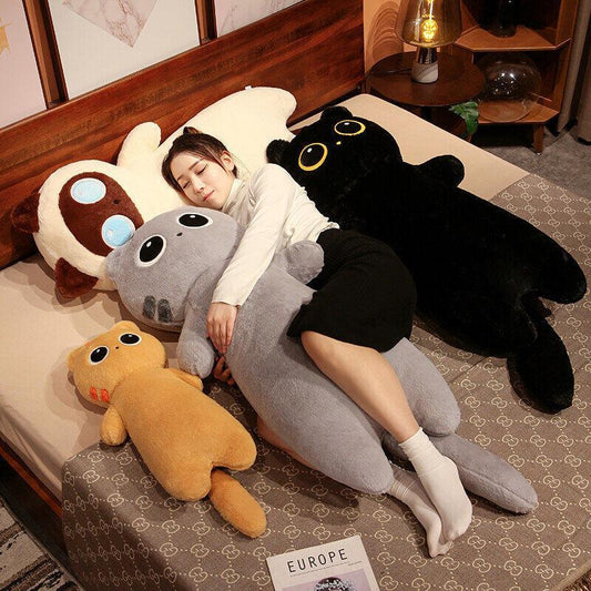 Giant Cat Body Pillow Plush - Kyootii