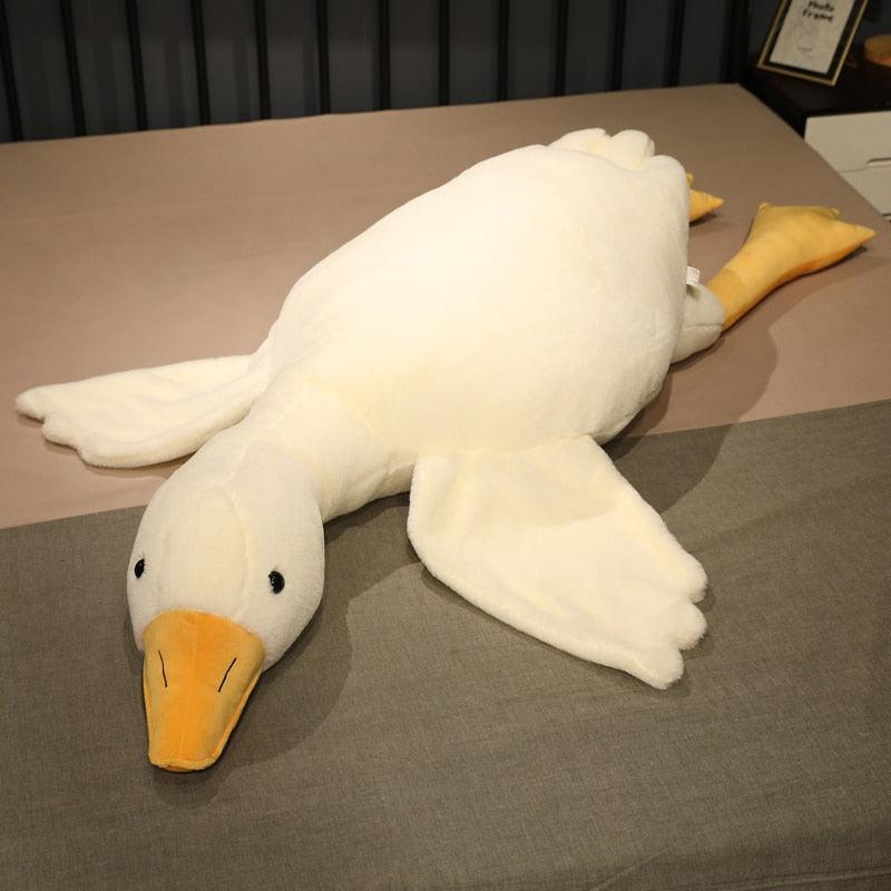 white goose stuffed animal