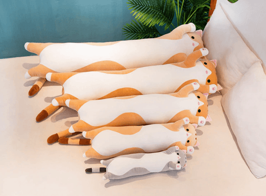 Long Cat Body Pillow Plush - Kyootii