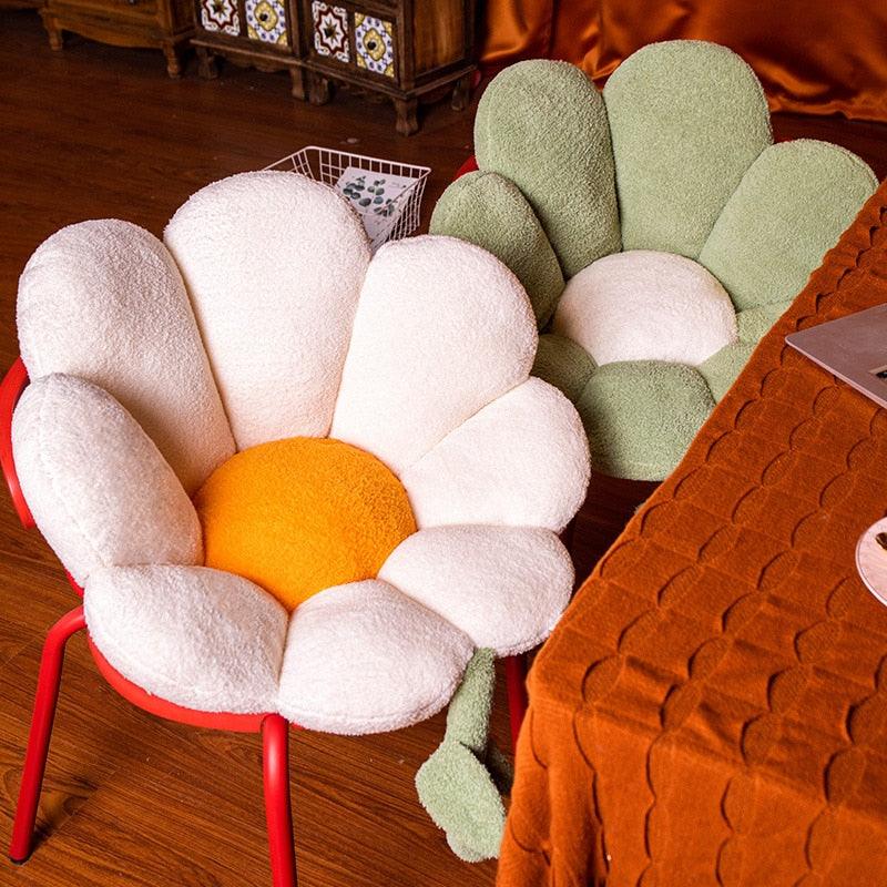 Flower Seat Cushion - Plush - 4 Patterns Available from Apollo Box