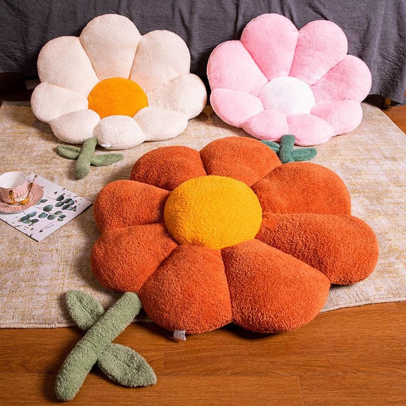 Maple Leaf Flower Seat Cushion Plush - Kyootii