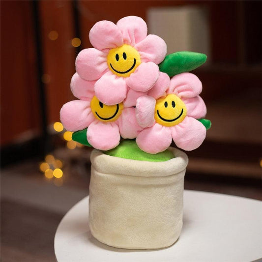 Smiling Flower Potted Plant Plush - Kyootii