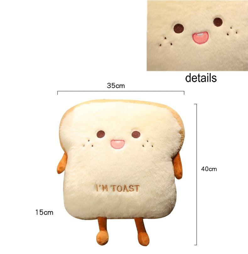Toast Bread Stuffed Toy Plush - Kyootii